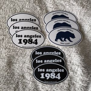 Set of 9 Brandy Melville stickers